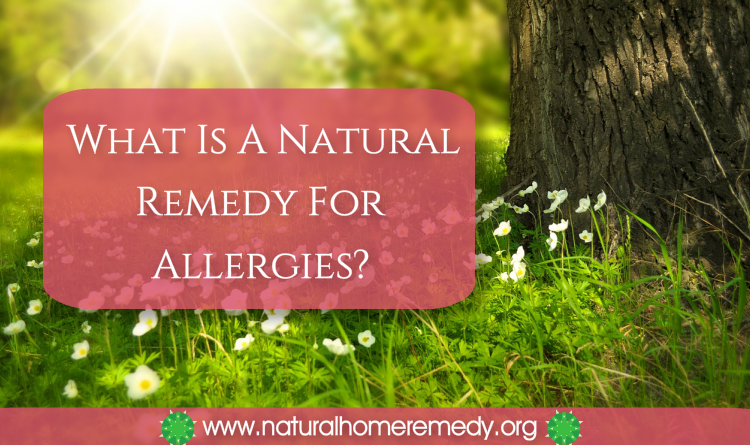 what is a natural remedy for allergies